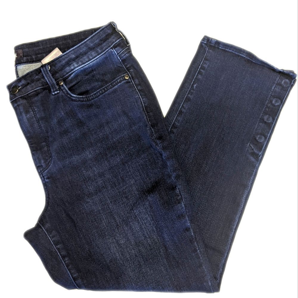 NYDJ Women's Sheri Slim Jeans - Dark Indigo Blue